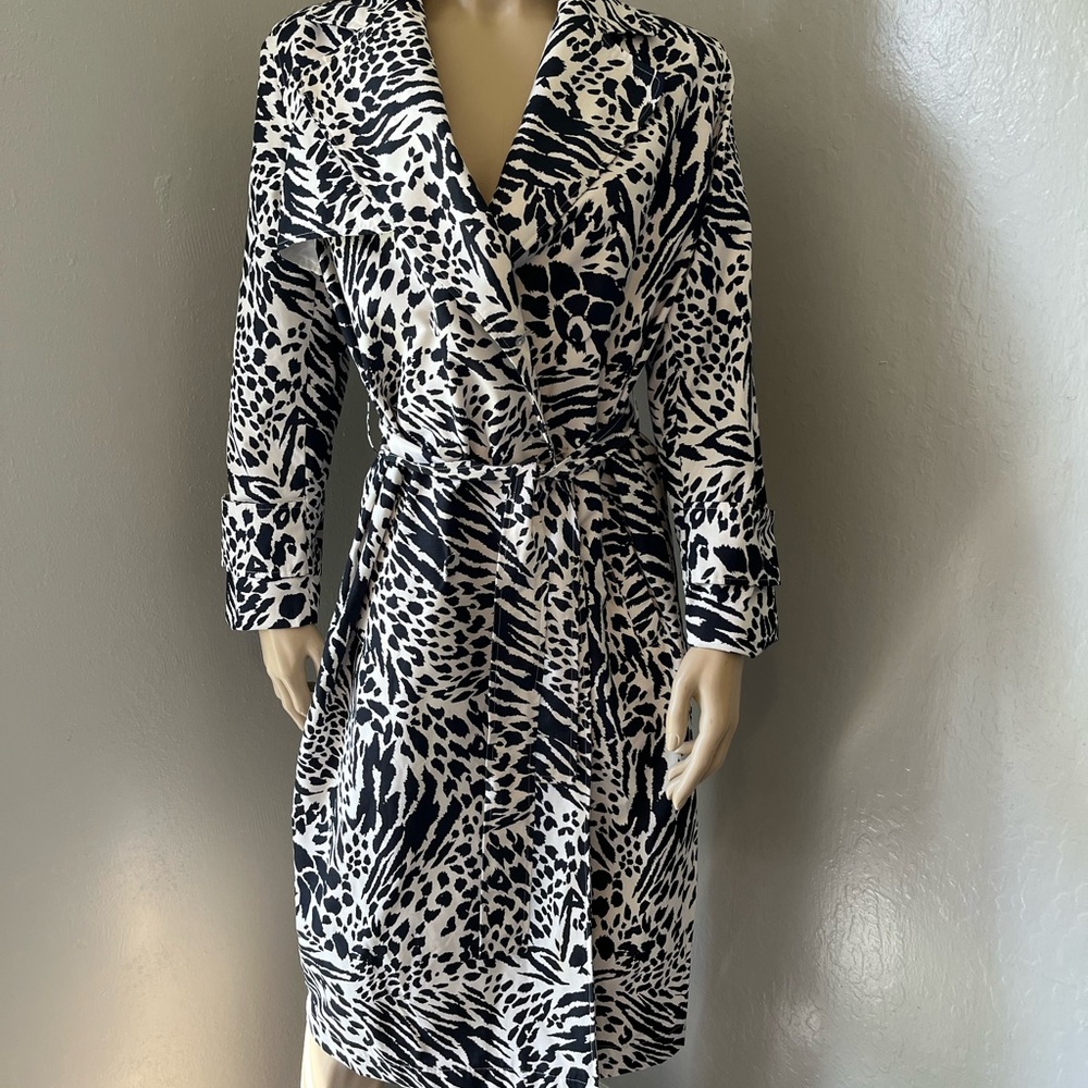 Sergio Hudson Animal Pattern Size M Coat-flaw